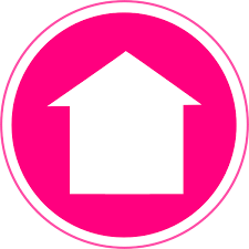 Hot Pink Home Icon Clip Art At Clker
