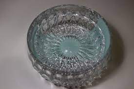 Vintage Cut Lead Crystal Glass Bowls