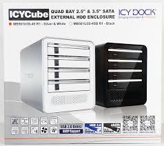 icy dock icycube quad bay mb561u3s 4s