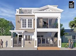 Modern Classical Duplex Villa Design