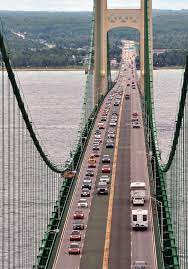 2019 mackinac bridge parades mustangs