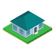 Isometric House Vector Art Icons And
