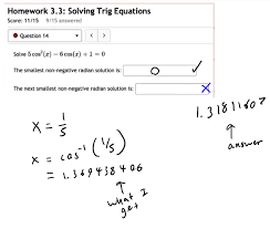 Solving Trig Equations