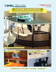 Custom Glass Countertops How Many