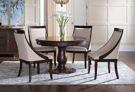 Round Dining Room With Parsons Chairs