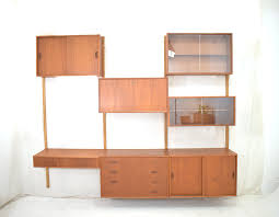 Danish Storage Unit With Cabinets