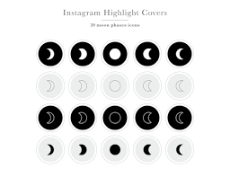 Moon Phases Instagram Story Highlight