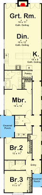 Wide House Plan For The Very Narrow Lot