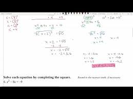 Algebra 1 9 4 Solving Quadratic