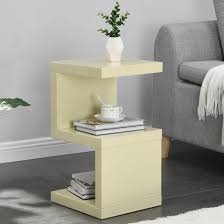 Miami Side Table In White High Gloss