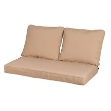 46 5 In X 24 4 In Outdoor Loveseat Replacement Cushions Set 3 Piece