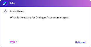 Salary For Grainger Account Managers