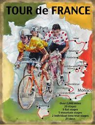 Le Tour De France Metal Wall Art 4