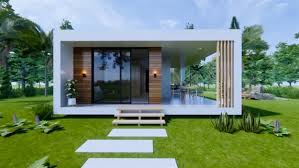 4 5 X 7m Modern House Plan 1 Bedroom