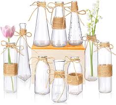 Nilos Unique Glass Bud Vases Wedding