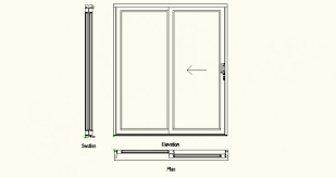 Door Plan Sliding Patio Doors