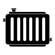 Radiator Icon Logo Vector Design Template