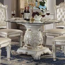 Round Sandoval Dining Table With Glass