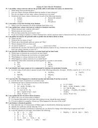 Science 9 Unit 3 Review Worksheet 1