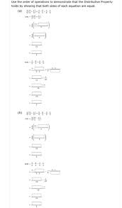 Solved Use The Order Of Operations To