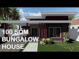 100 Sqm Bungalow House Design