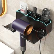 Hands Free Wall Mounted Hair Dryer Rack