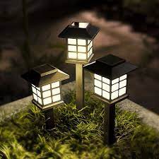 4 6 10 Pieces Solar Light Lawn Lamps