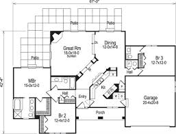 Ranch House Plan 138 1076 3 Bedrm