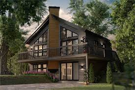 3br 2ba Chalet Style House Plan With
