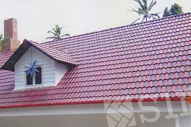 Concrete Antique Red Roofing Tile