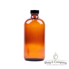 8 Oz Amber Glass Bottles With Caps