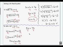 Solving Radical Equations And