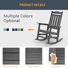 Joyesery Patio Adirondack Chair Plastic