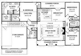 Single Story Open Floor Plans Open