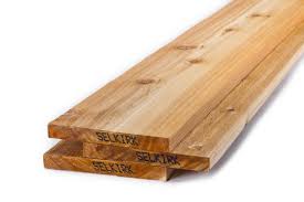 8 ft cedar s1s2e kiln dried lumber
