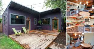 This Open Concept Tiny Home Centered