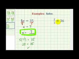 Single Variable Equations With
