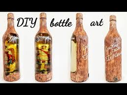 Easy Bottle Art Tutorial своими