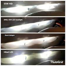 led beam pattern that matches hid