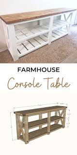 Farmhouse Console Table Ana White