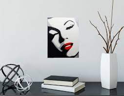 Canvas Pop Art Marilyn By Ed Capeau