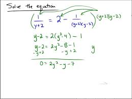 Solving A Quadratic Equation Using The