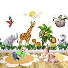 Safari Animal Wall Stickers Design