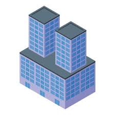 Outside Multistory Building Icon