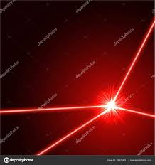 abstract red laser beam background with