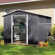 Metal Storage Shed Garden Tool Storage