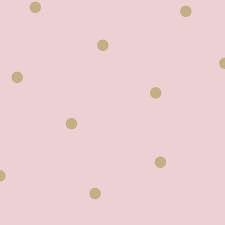 Dotty Wallpaper Pink Gold Holden 12604