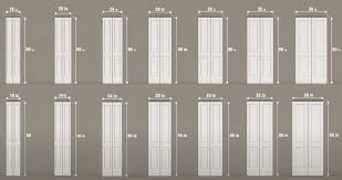 Bifold Doors Door Size Chart Nominal