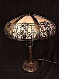 Antique Chicago Lamp Company 8 Bent