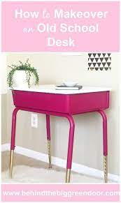 Desk Makeover Diy Old School Desks